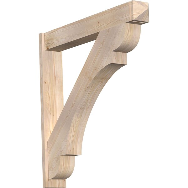 Ekena Millwork Olympic Arts & Crafts Smooth Outlooker, Douglas Fir, 7 1/2"W x 48"D x 48"H OUT08X48X48OLY03SDF - main